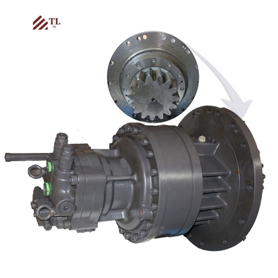 SK200-8 SK210 SK210-8 suku cadang excavator M5X180CHB-10A-4EB/270-169 Swing Motor dan Reduction Gear Assembly