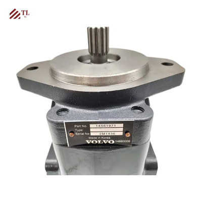 Pompa hidraulik ganda internal gear 14561970 untuk Excavator Crawler EC460 Nomor Bagian