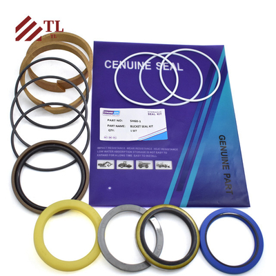 SH60-1 Kit Segel Excavator Bagian Penggantian Excavator Boom/Arm Cylinder Seal Kit