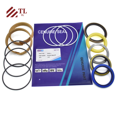 SH60-1 Kit Segel Excavator Bagian Penggantian Excavator Boom/Arm Cylinder Seal Kit